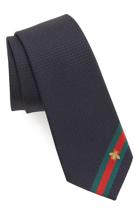 gucci tie navy|gucci formal ties.